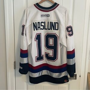 Authentic CCM Vancouver Canucks Markus Naslund West Coast Express Jersey Size XL